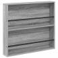 Preview: Magazinregal 2 pcs Graues Sonoma 80 x 12 x 70 cm Holzwerkstoff