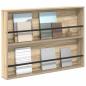 Preview: Magazinregal Sonoma-Eiche 100 x 12 x 70 cm Holzwerkstoff