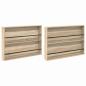 Preview: Magazinregal 2 pcs Sonoma-Eiche 100 x 12 x 70 cm Holzwerkstoff