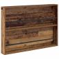 Preview: Magazinregal mit Regal Altholz 100 x 12 x 70 cm Holzwerkstoff
