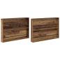Preview: Magazinregal 2 pcs Altholz 100 x 12 x 70 cm Holzwerkstoff