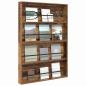Preview: Magazinregal 2 pcs Altholz 100 x 12 x 70 cm Holzwerkstoff
