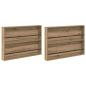 Preview: Magazinregal 2 pcs Artisan-Eiche 100 x 12 x 70 cm Holzwerkstoff