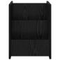 Preview: Magazinregal Schwarz Eichen-Optik 35 x 35 x 45 cm Holzwerkstoff