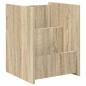 Preview: Beistelltisch Sonoma-Eiche 35 x 35 x 45 cm Holzwerkstoff