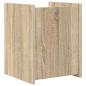 Preview: Beistelltisch Sonoma-Eiche 35 x 35 x 45 cm Holzwerkstoff