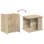 Preview: Beistelltisch Sonoma-Eiche 35 x 35 x 45 cm Holzwerkstoff