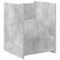 Preview: Beistelltisch Beton Grau 35 x 35 x 45 cm Holzwerkstoff