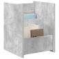 Preview: Beistelltisch Beton Grau 35 x 35 x 45 cm Holzwerkstoff