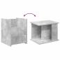 Preview: Beistelltisch Beton Grau 35 x 35 x 45 cm Holzwerkstoff