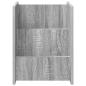 Preview: Magazinregal Sonoma-Grau 35 x 35 x 45 cm Holzwerkstoff