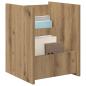 Preview: Magazinregal Artisan-Eiche 35 x 35 x 45 cm Holzwerkstoff