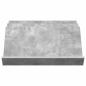 Preview: Seitenschrank Beton Grau 65 x 57,5 x 42 cm Holzwerkstoff
