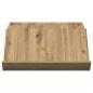 Preview: Magazinregal Artisan-Eiche 65 x 53 x 28,5 cm Holzwerkstoff
