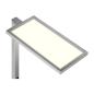 Preview: SLV WORKLIGHT Stehleuchte, Touch dimmbar, 79W, 4000K, silber (1006343)