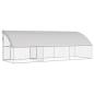 Preview: Hundekäfig 3 pcs Silber 6 x 2 x 2 m Verzinkter Stahl