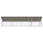 Preview: Hundekäfig 4 pcs Silber 8 x 2 x 2 m Verzinkter Stahl