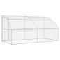 Preview: Hundekäfig 2 pcs Silber 4 x 2 x 2 m Verzinkter Stahl