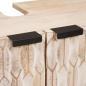 Preview: Badezimmer Sets Weiße gewaschene Oberfläche Massivholz Mango