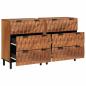 Preview: Sideboard Akazienbraune Oberfläche Massivholz Mango