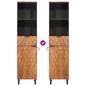 Preview: Badezimmer Sets mit Regal Akazie Braun Winish Massivholz Mango