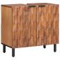 Preview: Badezimmer Sets mit Regal Akazie Braun Winish Massivholz Mango