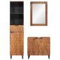 Preview: Badezimmer Sets mit Regal Akazie Braun Winish Massivholz Mango