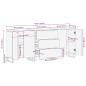 Preview: Sideboard Braun Massivholz Mango