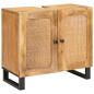 Preview: Badezimmer Sets mit Schubladen mit Regal Natur Massivholz Mango