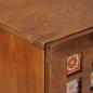 Preview: Sideboard 3 pcs Walnuss Massivholz Mango