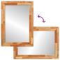 Preview: Badezimmer Sets mit Schubladen mit Regal Natur Massivholz Mango