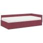 Preview: Eckbettgestell mit Matratze Sonstiges 2 pcs Rot Stoff