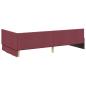 Preview: Eckbettgestell mit Matratze Sonstiges 2 pcs Rot Stoff