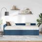 Preview: Eckbettgestell mit Matratze Sonstiges 2 Stk. Blau Stoff