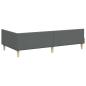 Preview: Eckbettgestell mit Matratze Sonstiges 2 pcs Grau Stoff