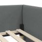 Preview: Eckbettgestell mit Matratze Sonstiges 2 pcs Grau Stoff