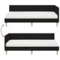 Preview: Eckbettgestell mit Matratze Sonstiges 2 pcs Grün Stoff