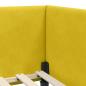 Preview: Eckbettgestell mit Matratze Sonstiges 2 pcs Gelb Samt