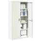 Preview: Aufbewahrungsschrank mit Speicher 2 pcs Weiß 90 x 40 x 180 cm
