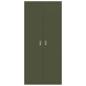 Preview: Aufbewahrungsschrank 2 pcs Olive Grün 90 x 40 x 200 cm