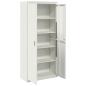 Preview: Aufbewahrungsschrank mit Speicher 2 pcs Weiß 90 x 40 x 200 cm