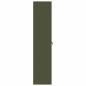 Preview: Aufbewahrungsschrank 2 pcs Olive Grün 60 x 40 x 180 cm