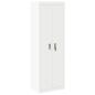Preview: Aufbewahrungsschrank mit Speicher 2 pcs Weiß 60 x 40 x 180 cm