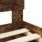 Preview: Bettrahmen Geräucherte Eiche 160 x 200 cm Holzwerkstoff