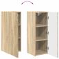Preview: TV-Schrankset Wandmontiert 2 pcs Sonoma-Eiche Holzwerkstoff