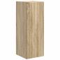 Preview: TV-Schrankset Wandmontiert 2 pcs Sonoma-Eiche Holzwerkstoff