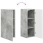Preview: TV-Schrankset Wandmontiert 2 pcs Beton Grau Holzwerkstoff