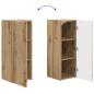 Preview: TV-Schrankset Wandmontiert 2 pcs Artisan-Eiche Holzwerkstoff
