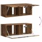 Preview: TV-Schrankset Wandmontiert 3 pcs Altholz Holzwerkstoff
