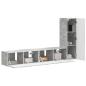 Preview: TV-Schrankset Wandmontiert 2 pcs Beton Grau Holzwerkstoff